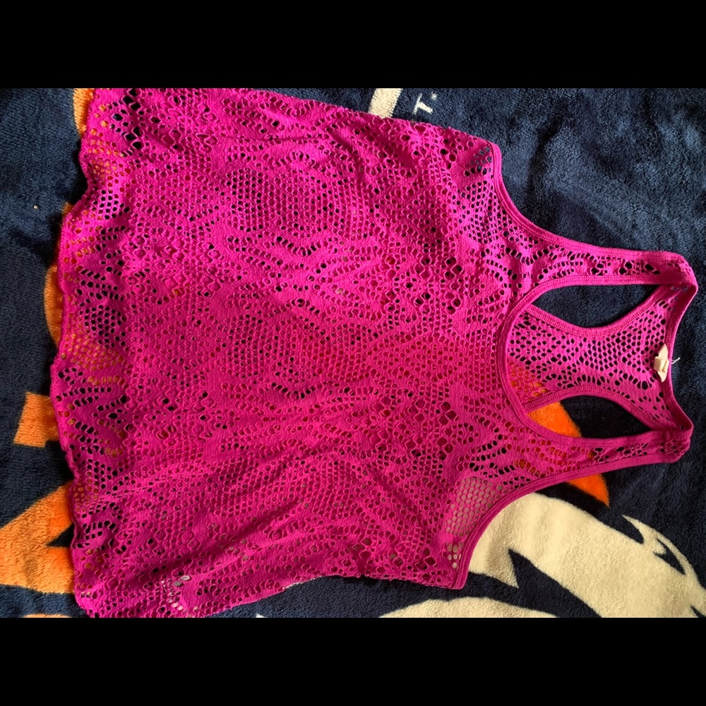 Tank top purplish pink